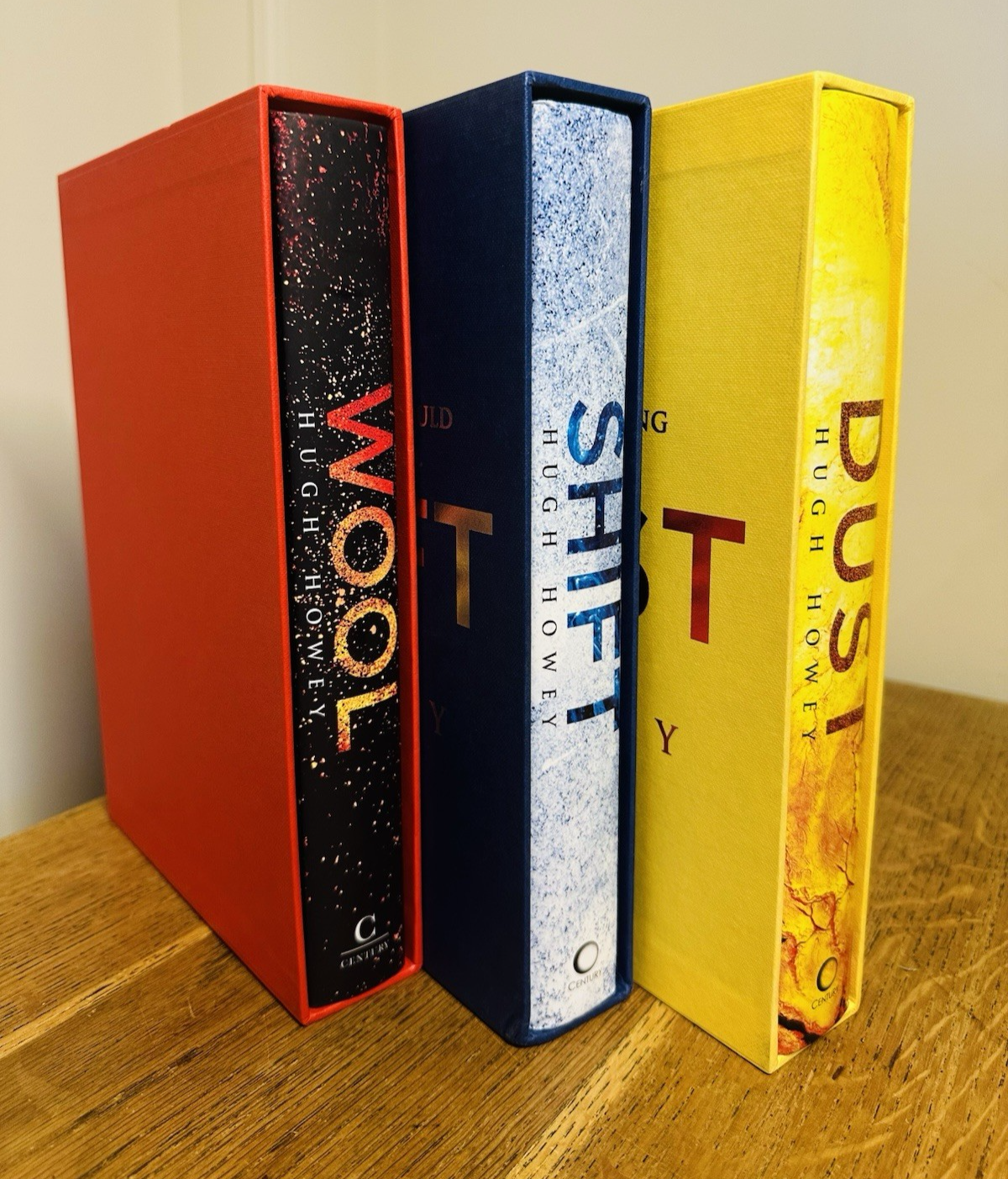 Silo Trilogy by Hugh Howey SIGNED NUMBERED UK Slipcased HB Set Wool, Shift, Dust
