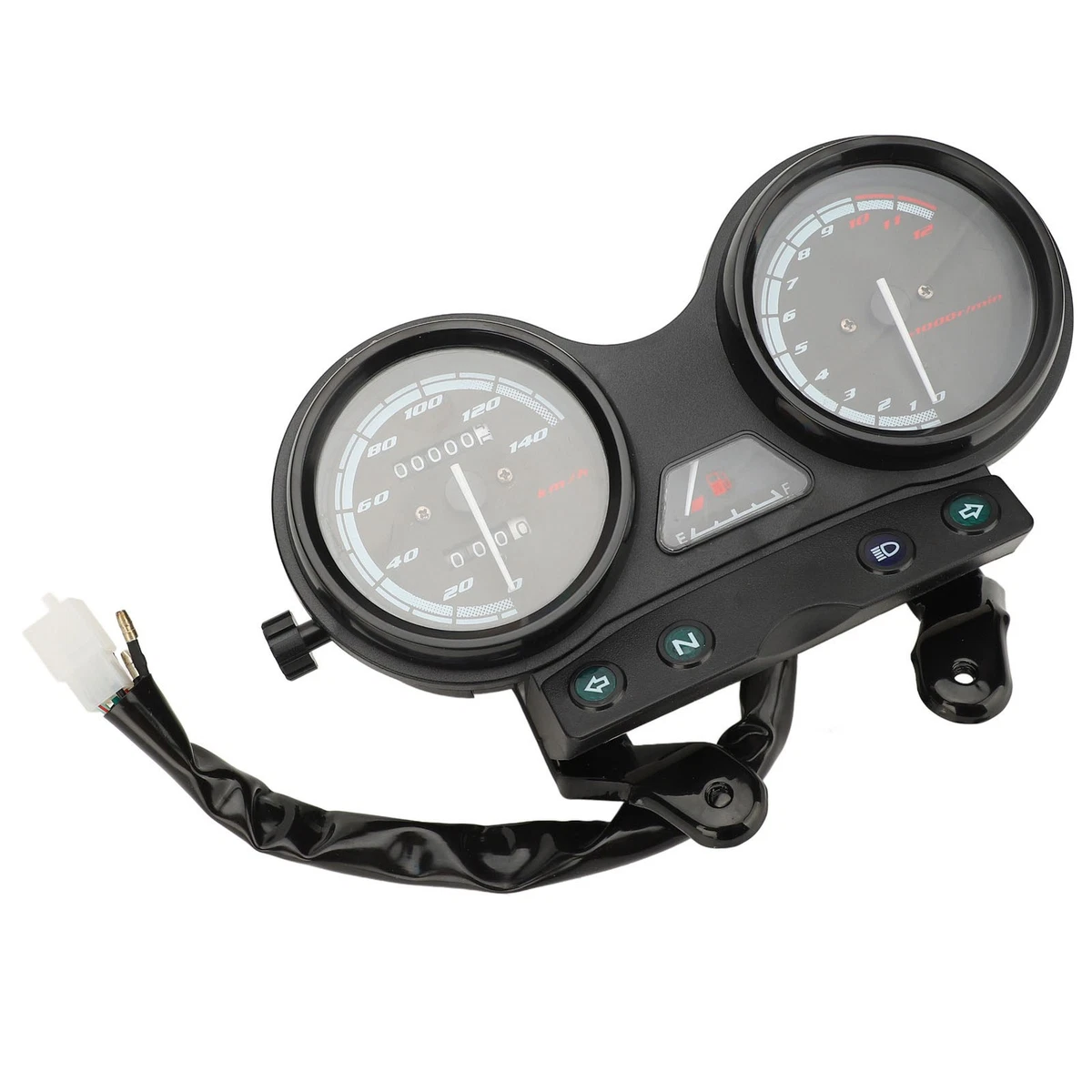 12V Motorcycle Speedometer Precise Gauge Display For YBR 125 Plastic GF
