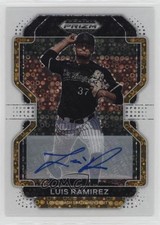 2022 Panini Prizm Draft Picks White Donut Circle 31/50 Luis Ramirez Auto 1gp2
