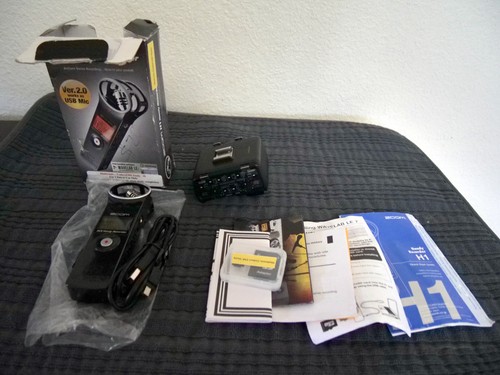 Panasonic LUMIX DMW-XLR1 Professional Microphone XLR Adapter plus Zoom H1 Handy