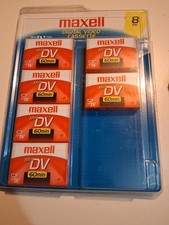 6 pack Maxwell Mini DV Digital Video Cassette 60 Minute