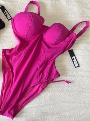 TA3 LIFTY HI CUT SWIMSUIT ONE PIECE - Medium Reg/Long FG cup  Hot Pink SOLD OUT