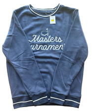 2026 Medium Masters Script Crew Neck Navy Sweatshirt Augusta National Golf
