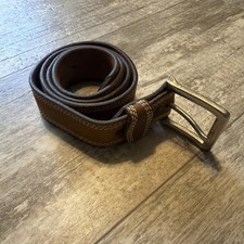 Justin 34 C1 3909 Leather Belt Made In USA