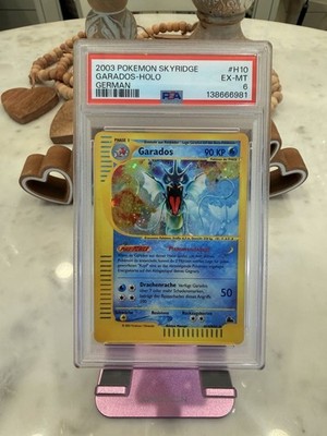 Pokémon Gyarados Skyridge Holo Rare #H10 PSA 6 EX-MT 2003 German