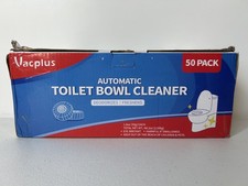 50 Pk Vacplus Automatic Toilet Bowl Cleaner Tablets Bathroom Toilet Tank Cleaner