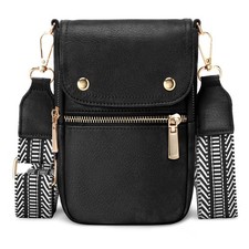 Leabag Vegan Leather Crossbody Sling Bags for Women, Small Travel Phone Handb...