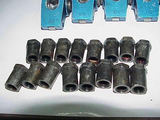 16 Blue 1.5 Aluminum Roller Rocker Arms with 7/16