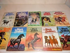 Vintage Black Stallion Walter Farley Paperback Book LOT - 10 Books