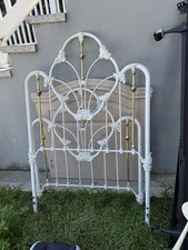 Antique 80&rsquo;s Victorian Twin Headboard And Footboard