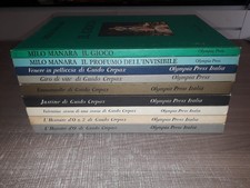 Lotto di 9 volumi cartonati  OLYMPIA PRESS  Guido Crepax e Milo Manara  @