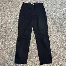 Everlane Pants Womens 4 Black Tapered Ankle Side Zip Stretch Dress Workwear