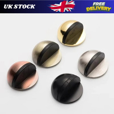 Door Stop Floor Wall Oval Stopper Stick-on Self Adhesive Buffer Stopper Rubber