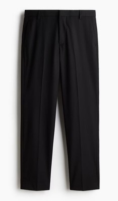 H&M Regular Fit Black Social Dress Pants Sz 34x31