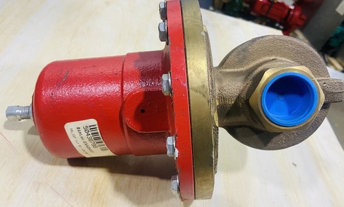 NEW Jordan Brass Sliding Regulating Gate Valve 1-1/4" Model 60, CV 9.5, 300 psi