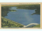 Linen LAKE SCENE Muskogee Oklahoma OK s/06 AE4519