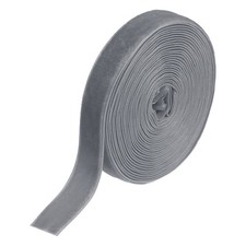 Velvet Ribbon Gift Wrapping 3/4 Inch x 5 Yard Single Face Velvet, Dark Grey