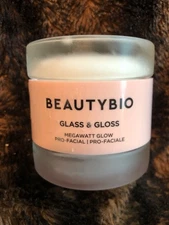 Beautybio Skincare Glass & Gloss Megawatt Glow Pro Facial 2 x1 Fl oz/30ml  