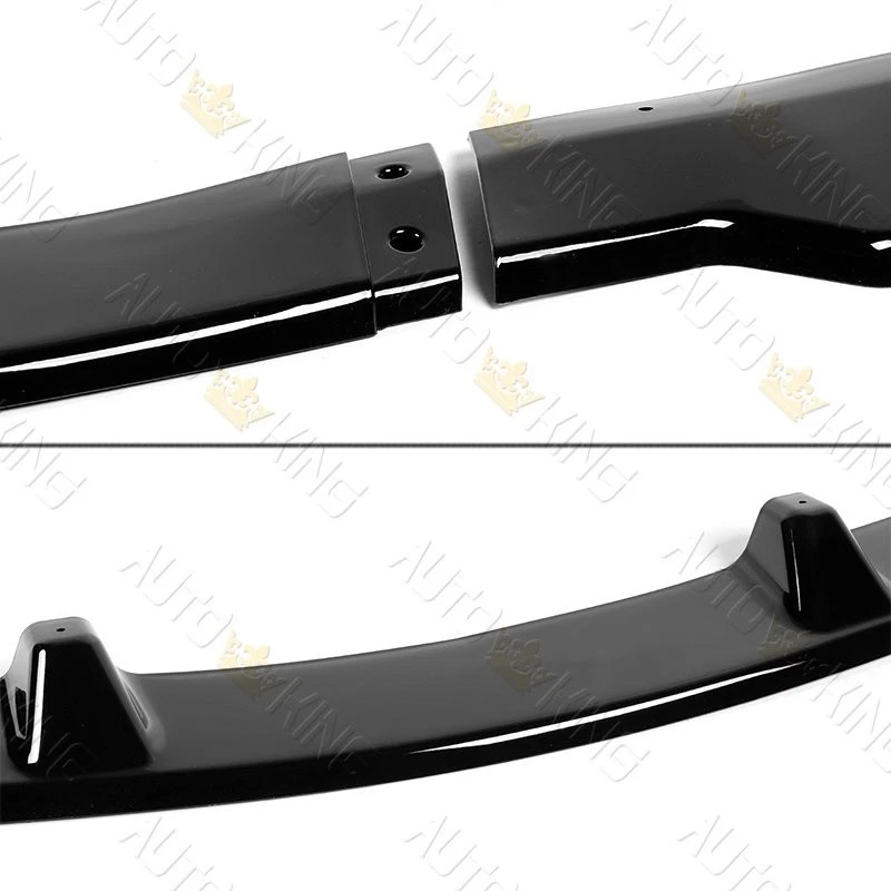 KIT DE CARROCERÍA PARACHOQUES DELANTERO LIP para BMW 328i 335i E90 2009-2011 pintado negro Foto 3 de 4