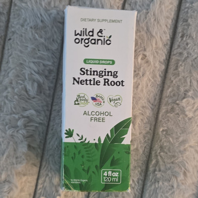 Wild & Organic Stinging Nettle Root Liquid Drops Alcohol Free 4 fl oz