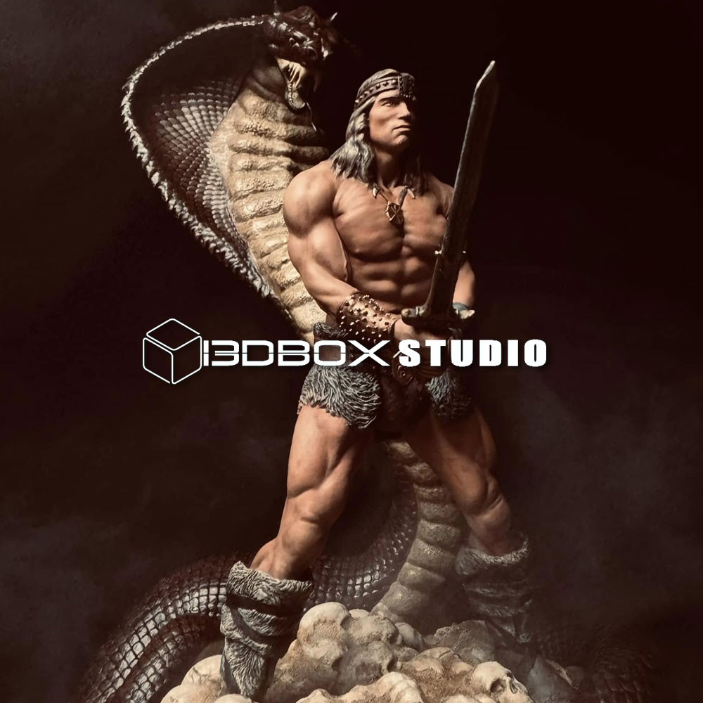 Conan the Barbarian 3D Printing Unassembled Unpainted Resin H45CM