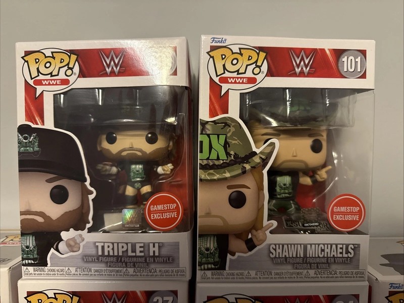 WWE HHH And HBK DX Funko Pops (GameStop Exclusive) 