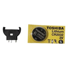 For Sega Dreamcast PCB Controller Port Board Time Clock Battery Holder CR2032