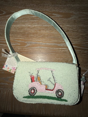 Viral Golf Cart Beaded Bag