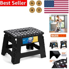 Lightweight 8.8-Inch Portable Step Stool with Rubber Feet - Ideal for Kids