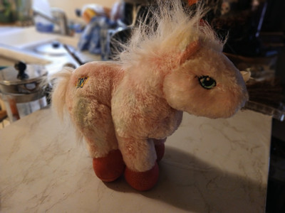 Ganz Webkinz Pink Pony HM117 Stuffed/Plush No Code 8 inches