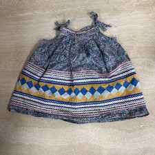 Seminole Indian Girls Dress Paisely Pattern Handmade