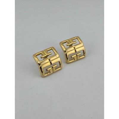 Vintage Givenchy 4G logo pierced post-back earrings