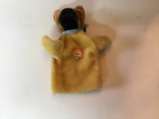 Steiff Boxer, Dog Hand, Puppet With Button In EarAnd Tags
