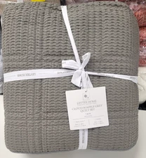 Levtex Home Cloud Waffle Textured 2Pc. Twin Quit Set Grey