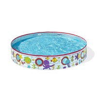 Planschbecken Kinderpool Meerbewohner-Design Bullaugen Ø 152 X 25 Cm