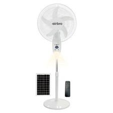 18-In. 9-Speed Indoor/Outdoor Rechargeable Floor Standing Fan with Solar...