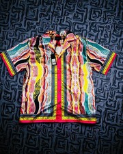 🇮🇹 Nuova Camicia Carlo Colucci Raso Seta Stile Vintage Designer