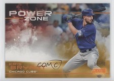 2019 Topps Stadium Club Power Zone Orange Foil 18/50 Kris Bryant #PZ-8 jg5