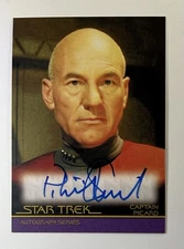 2019 Star Trek Inflexions Autograph A133 Patrick Stewart Auto Jean-Luc Picard