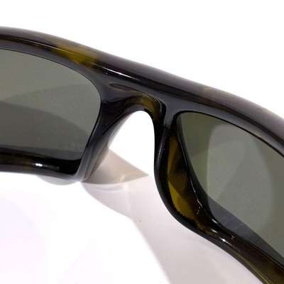 OAKLEY MONSTER PUP Sunglasses Olive Green Frame Gray Lens Vintage