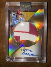 2025 Topps Five Star Steve Carlton Jumbo Patch Auto /10 Game Used Phillies HOF