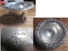 Antique S. Kirk & Son Co. Repousse Sterling Bowl Footed 925/1000 136 Grams Scrap