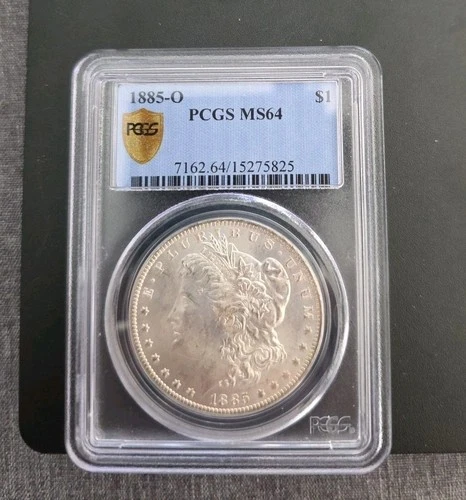 1885-O Morgan Dollar MS64  $1 PCGS GOLD SHIELD NICE 🔥OLDER GRADE