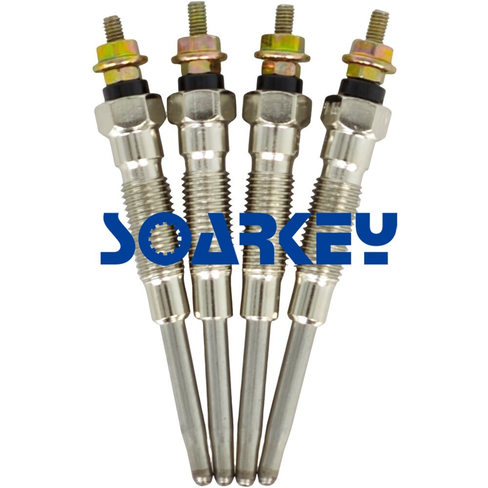 4PCS Glow Plugs 19850-54120 for Toyota Dyan Hiace Hilux 3L 5L 2L-TE Engine