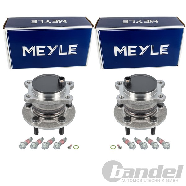 2X Meyle Radnabe MIT Sensorring MIT Radlager Hinten Passend FüR Ford Kuga-image