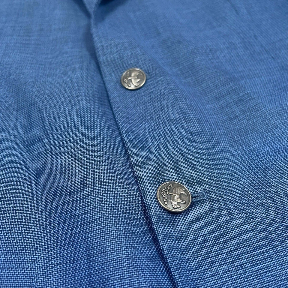 Blazer Brooks Brothers para Hombres 44R Explorer Regent Fit Mezcla de Lana Chaqueta de Dos Botones Foto 4 de 4