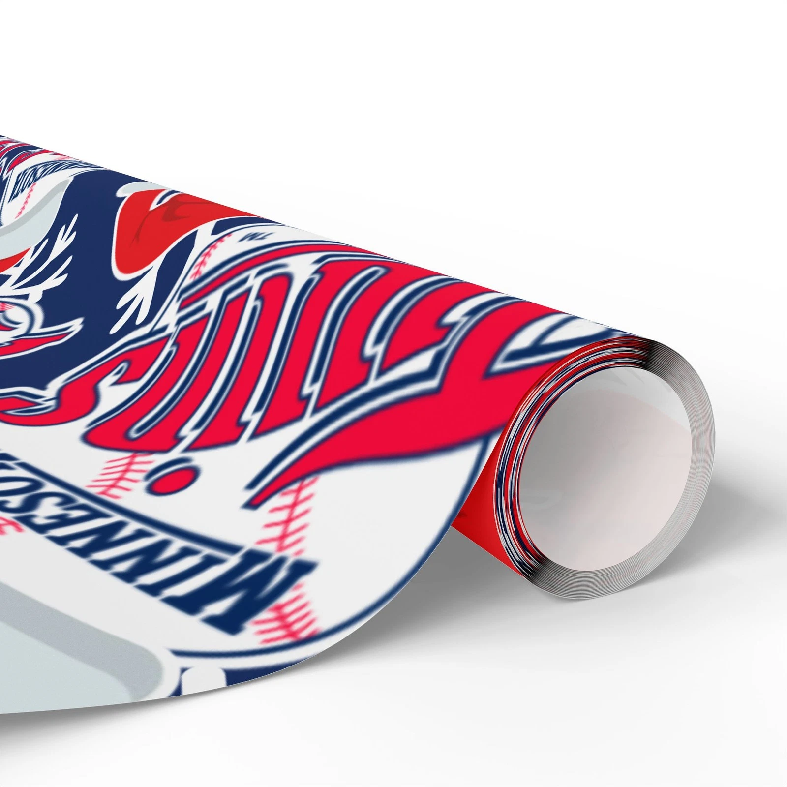 Minnesota Twins Wrapping Papers, Christmas Gift Wrap, Baseball Team Holiday