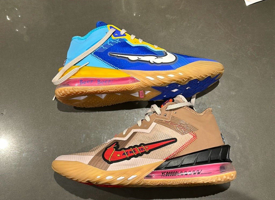 Nike Lebron 18 Low Wile E & Roadrunner US 11.5 Space Jam CV7562