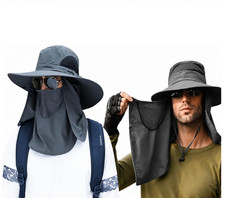Pescador Sombrero Lienzo Cara Para El Sol De Hombre Mujer Pescadores Gorro