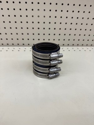 2 INCH NO HUB METAL SHEILDED MISSION CLAMP CAST IRON PIPE CONNECTOR